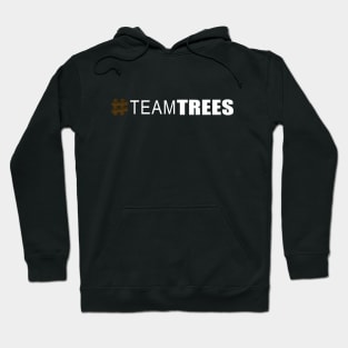 Hashtag Team Trees White Hoodie